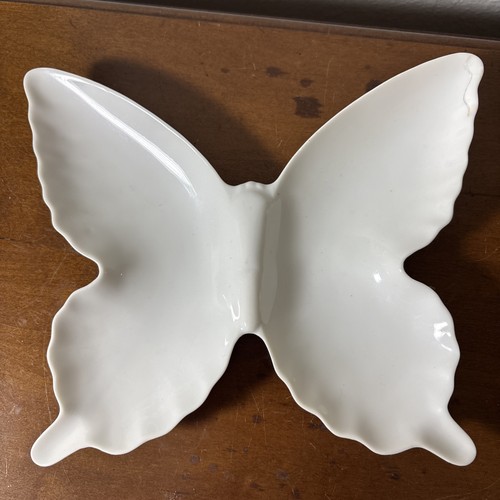 Vintage mcm white butterfly - vintage,
